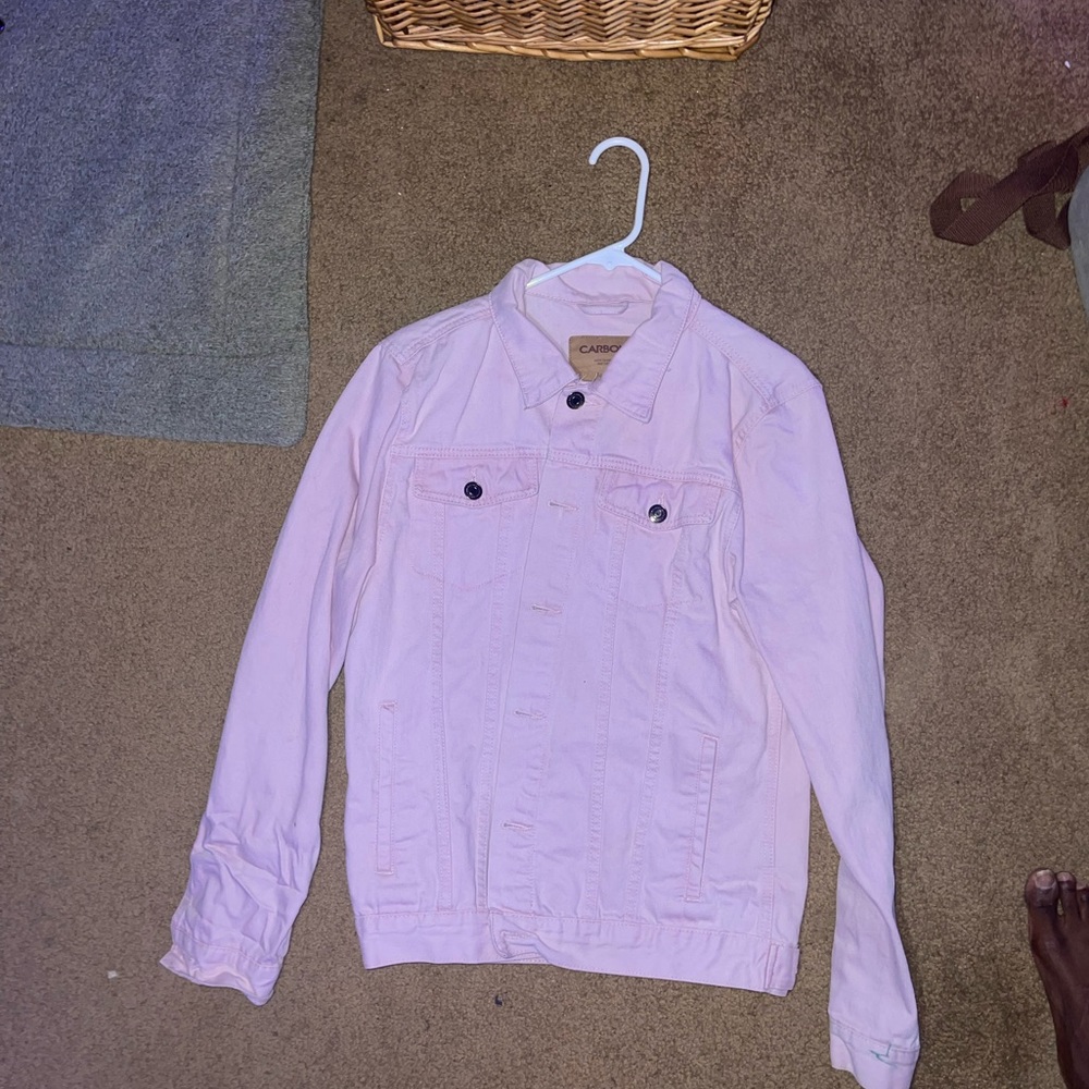 Carbon Pink Jean Jacket